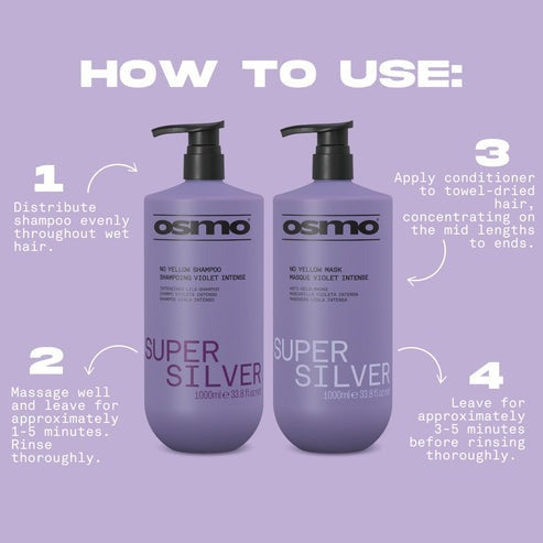 Super Silver Shampoo & Mask DUO 1000ml