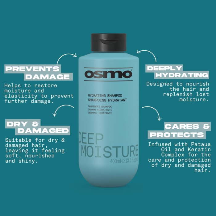 Deep Moisture Hydrating Shampoo 400ml