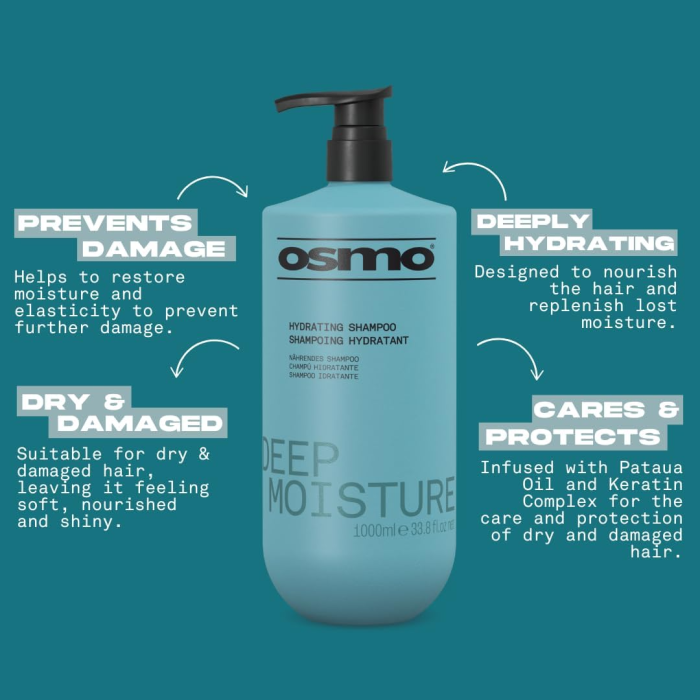 Deep Moisture Hydrating Shampoo 1000ml