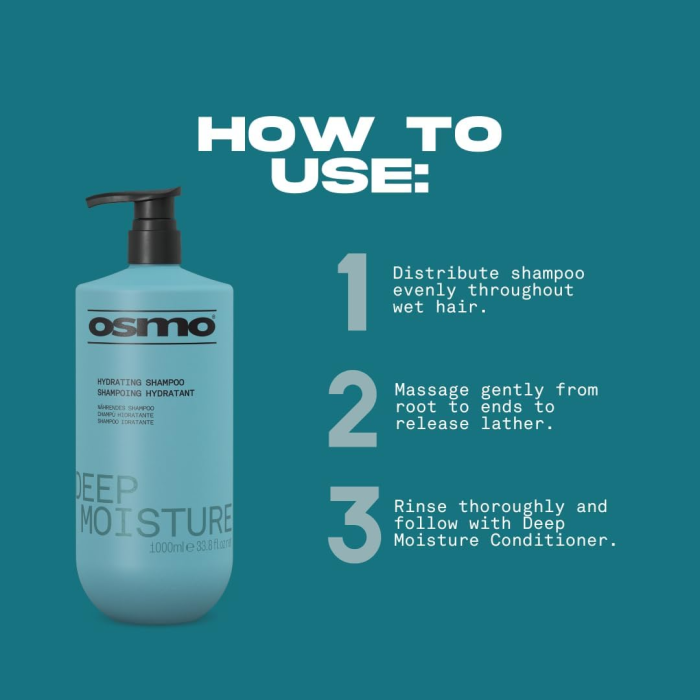 Deep Moisture Hydrating Shampoo 1000ml
