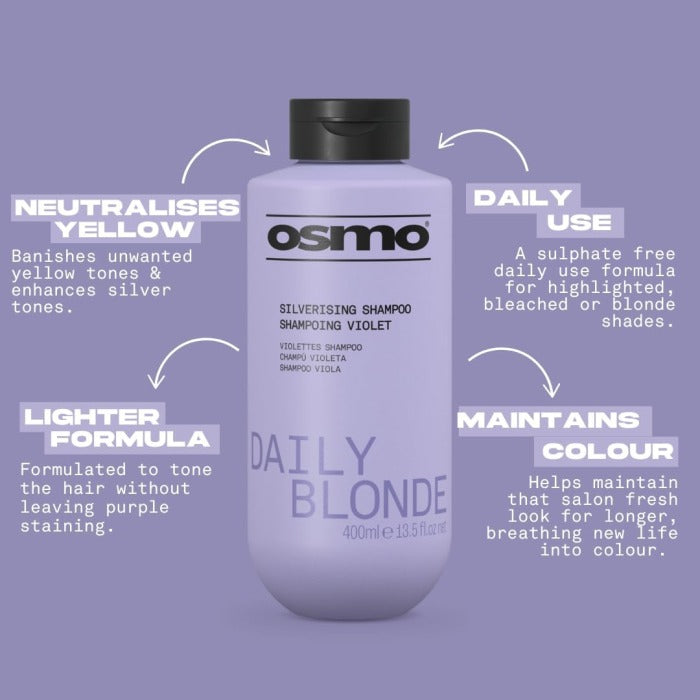 Daily Blonde Silverising Shampoo 400Ml